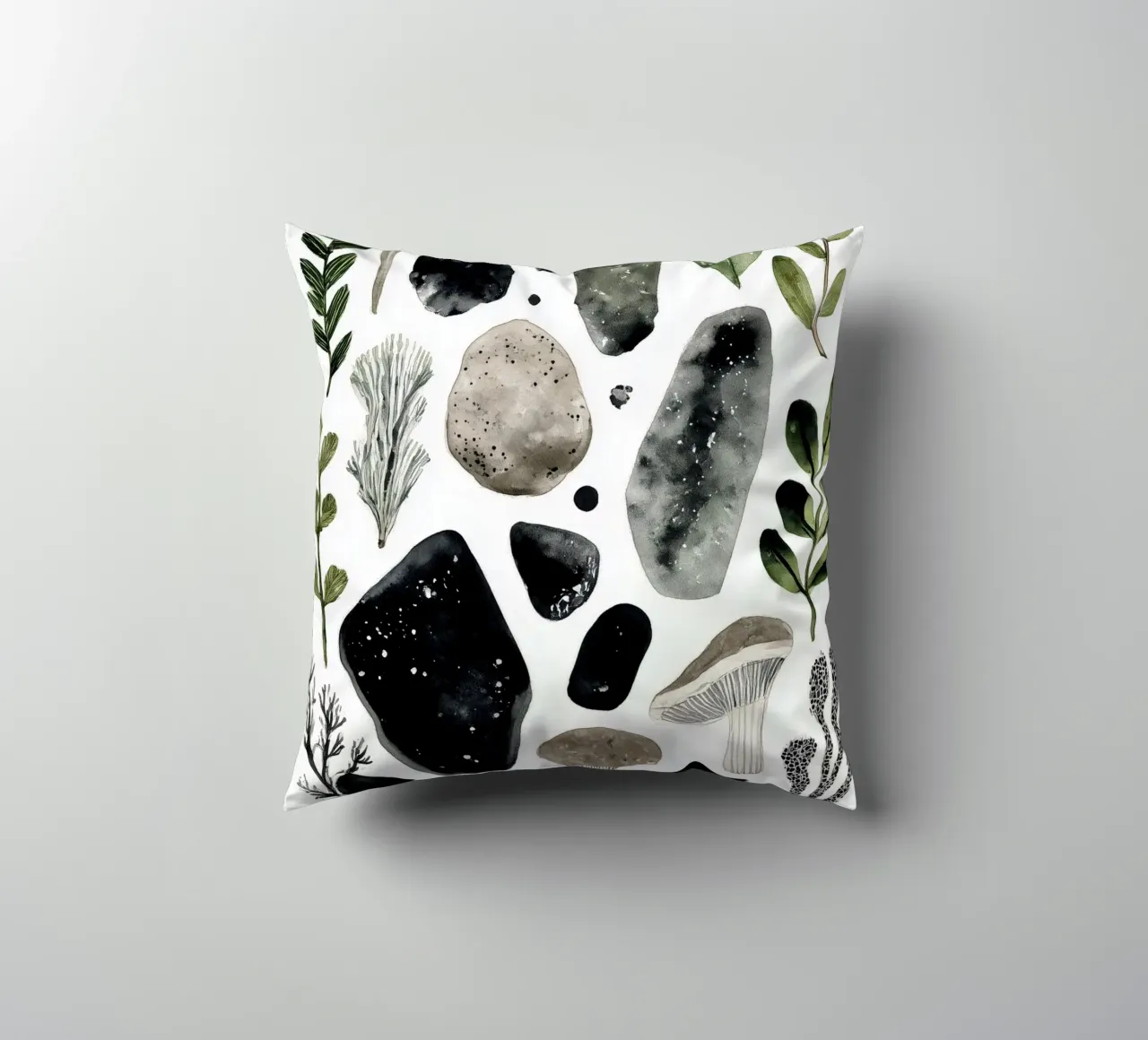 Minerale e micelio 1 cuscino da Louise Wilder Studio