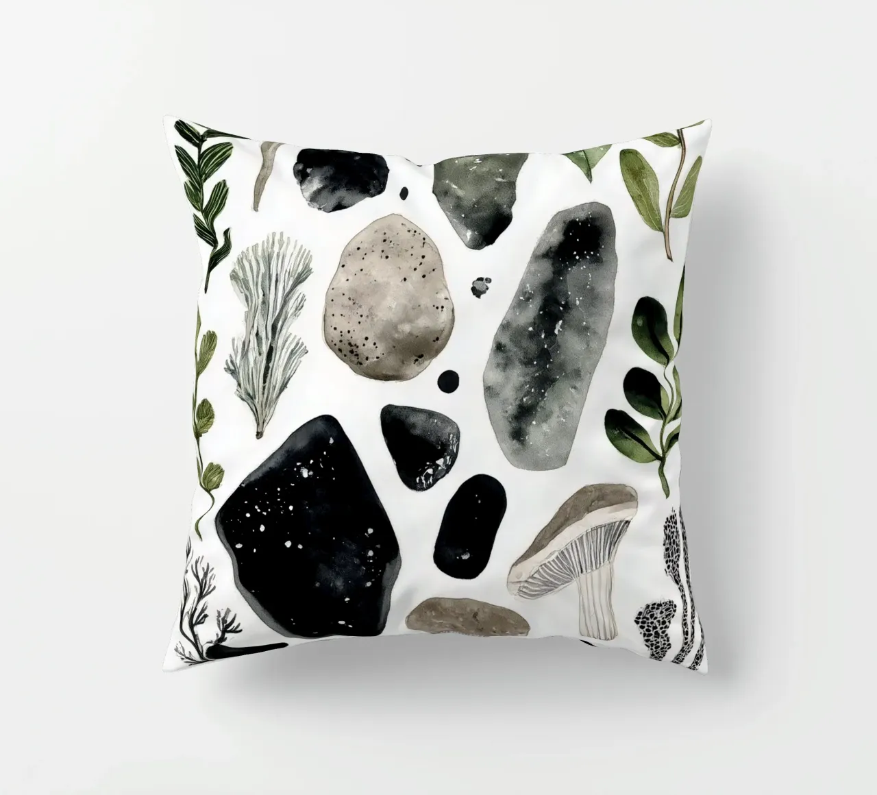 Minerale e micelio 1 cuscino da Louise Wilder Studio