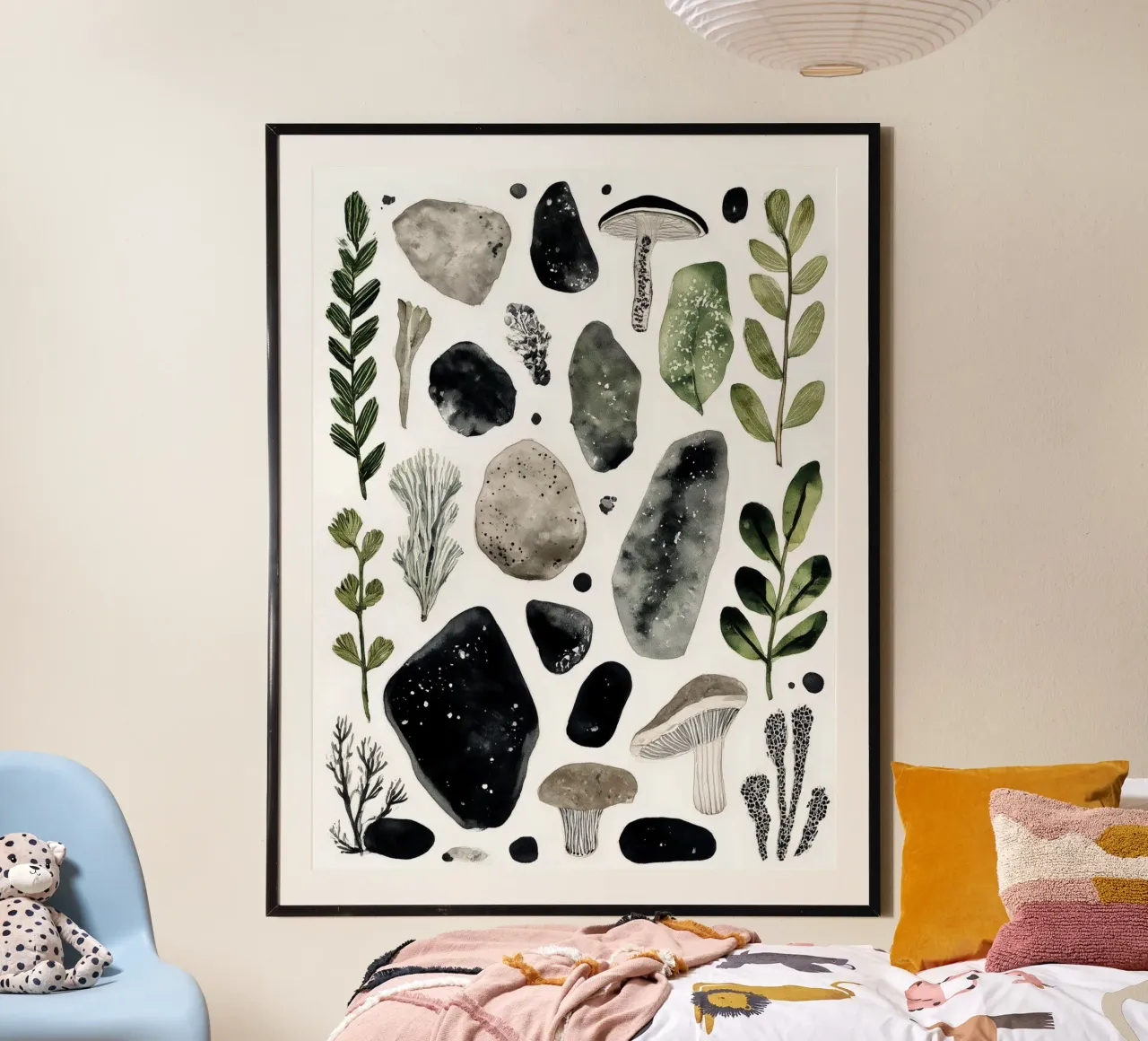 Minerale e micelio 1 poster da Luke Wilder Studio