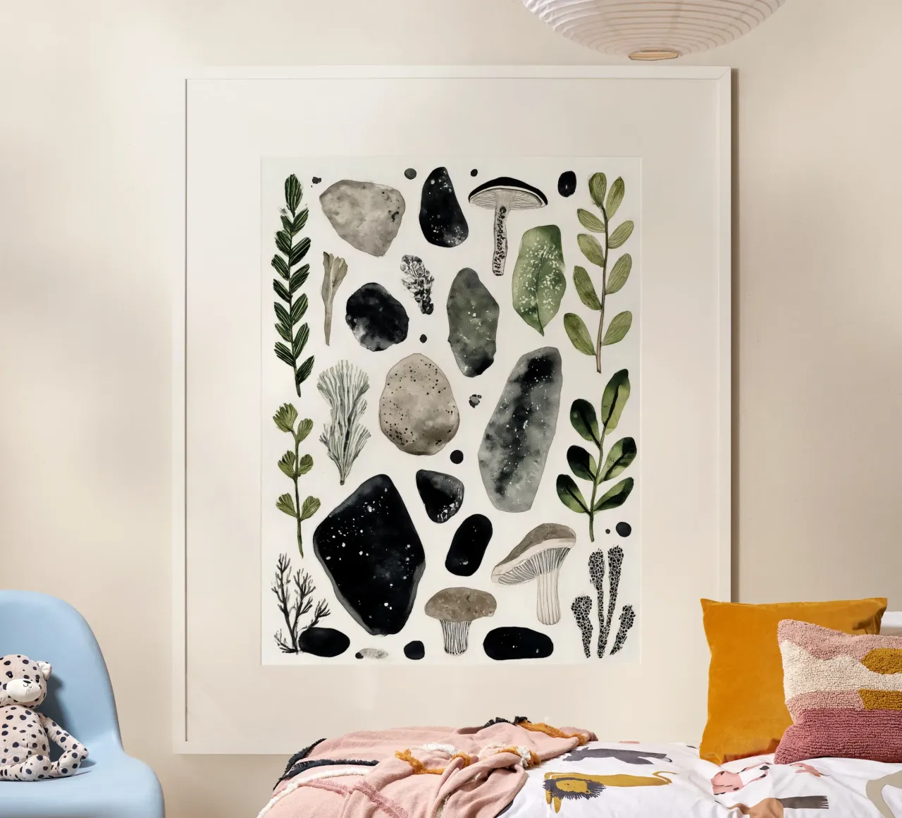 Minerale e micelio 1 poster da Luke Wilder Studio