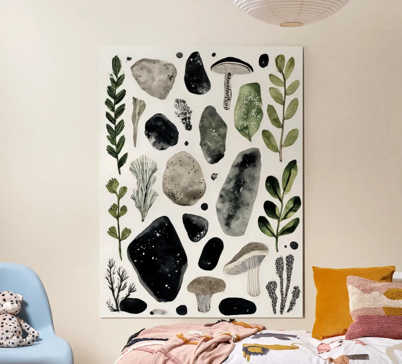 Minerale e micelio 1 poster da Luke Wilder Studio