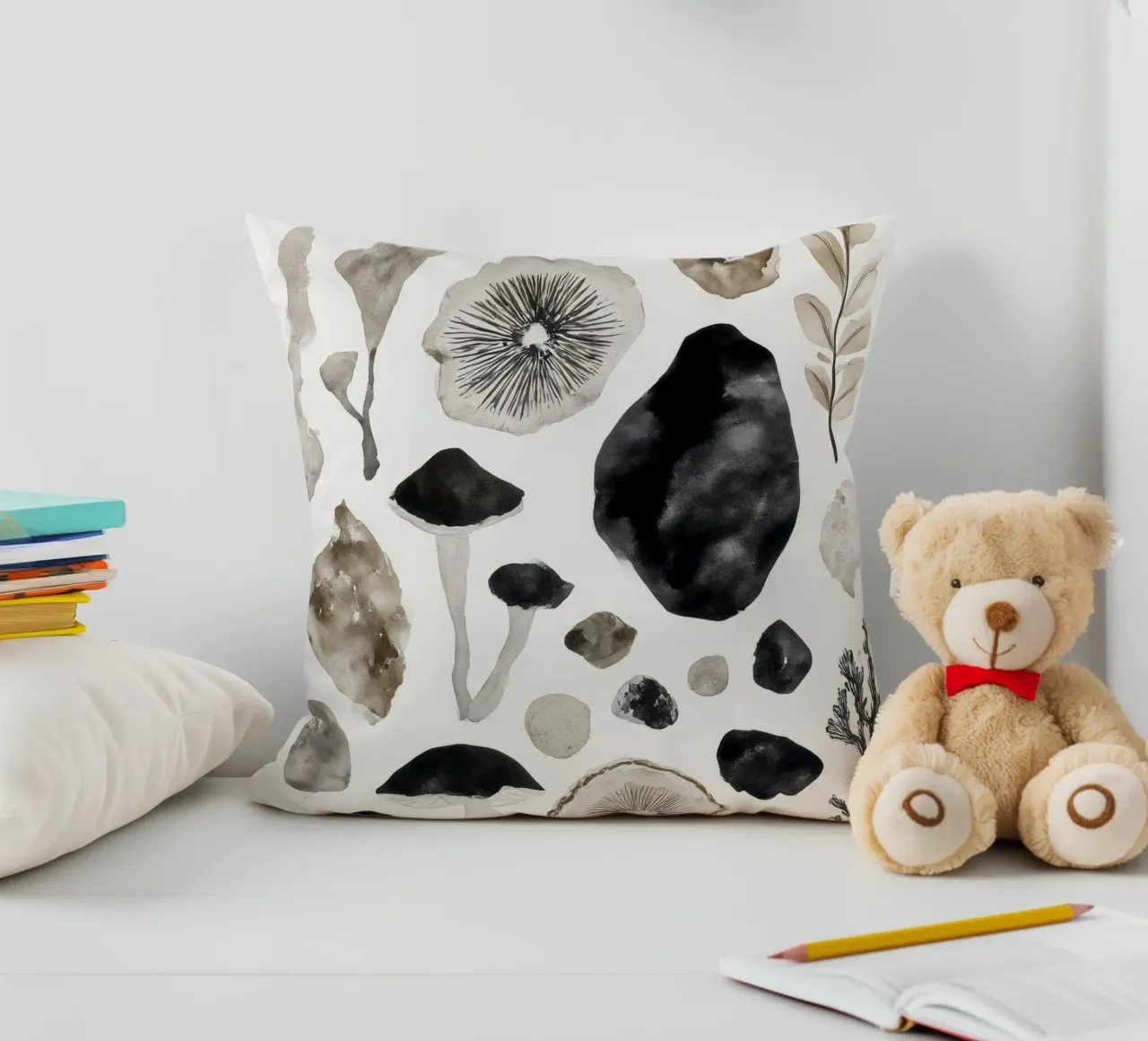 Minerali e miceli 2 cuscino da Louise Wilder Studio