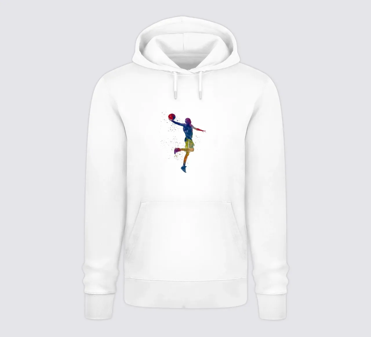 Atleta corridore in acquerello felpa con cappuccio da ⚽ Sports Pulse