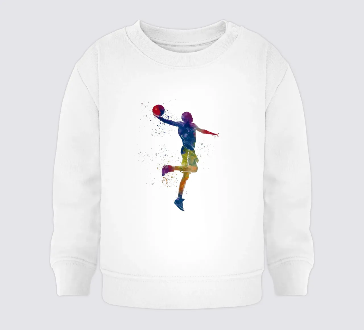 Atleta corridore in acquerello felpa neonato da ⚽ Sports Pulse