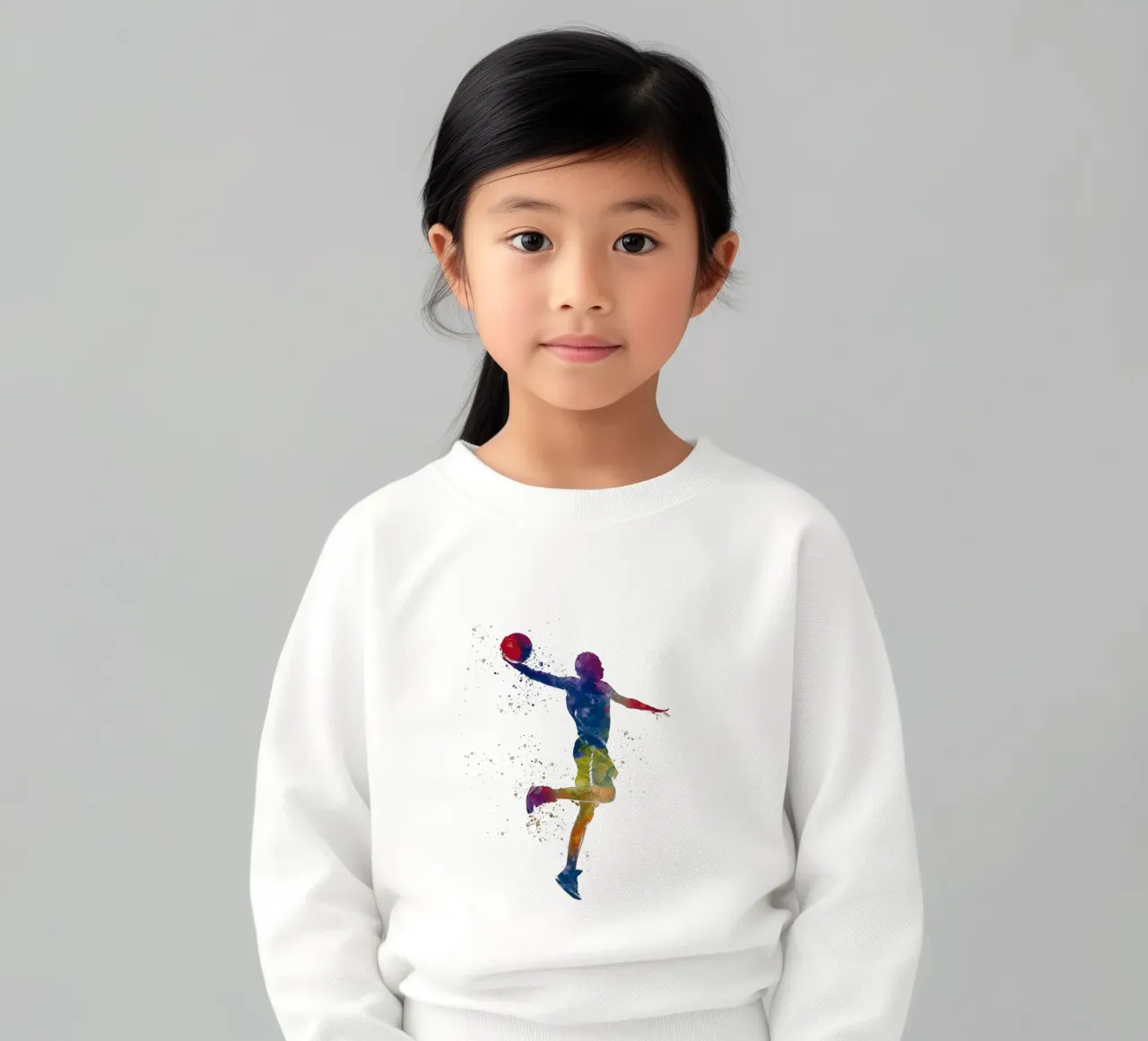 Atleta corridore in acquerello felpa bambino da ⚽ Sports Pulse