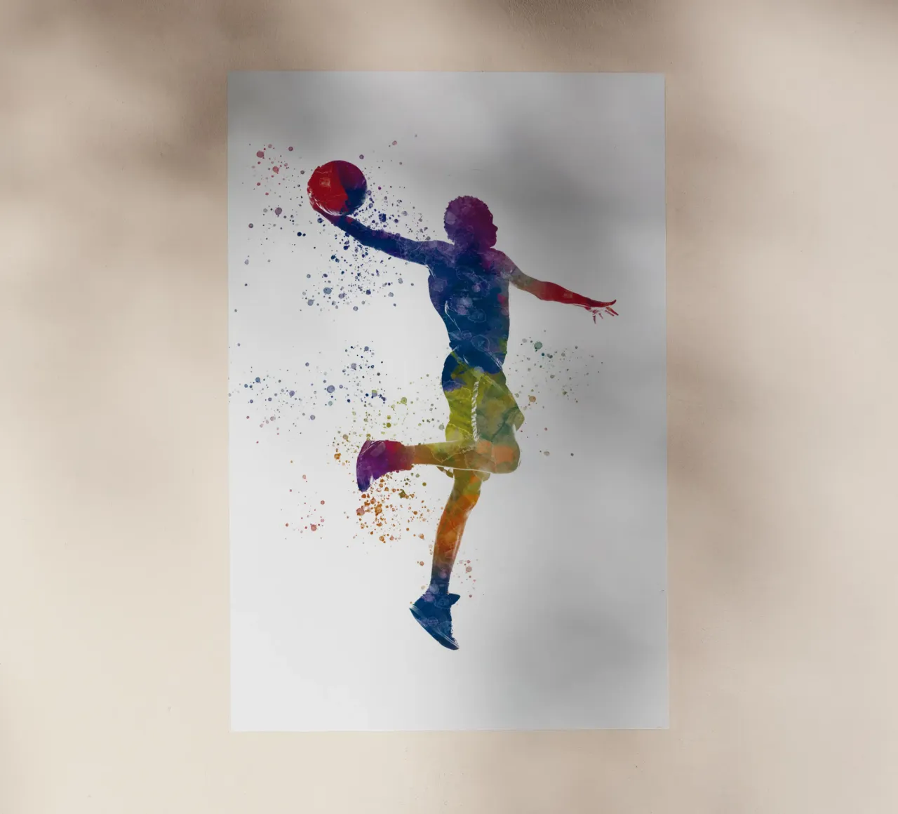 Atleta corridore in acquerello pellicola backlit da ⚽ Sports Pulse