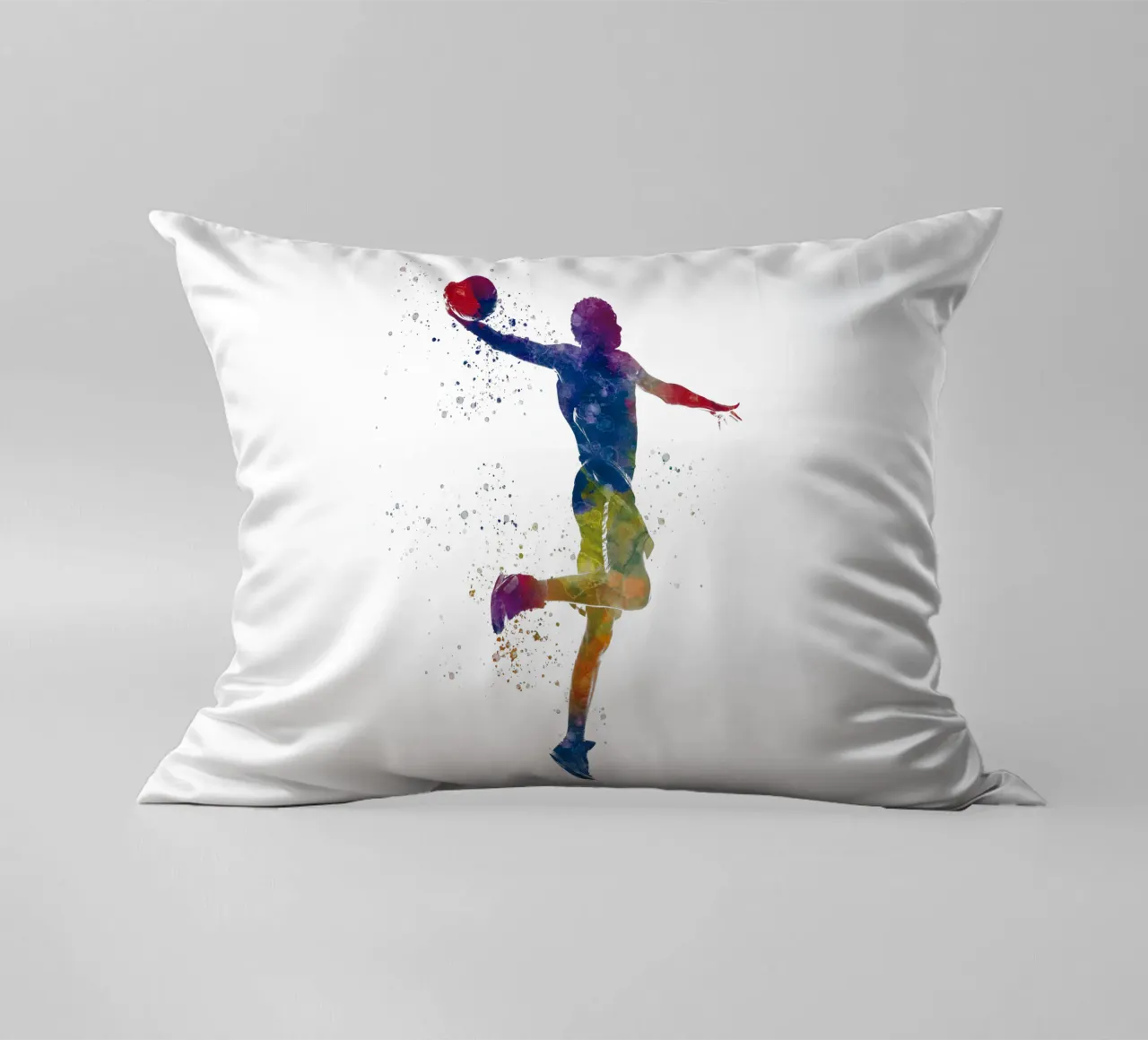 Atleta corridore in acquerello cuscino da ⚽ Sports Pulse
