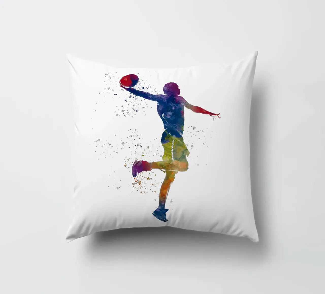 Atleta corridore in acquerello cuscino da ⚽ Sports Pulse