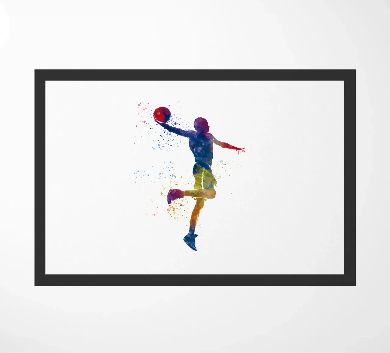 Atleta corridore in acquerello zerbino da ⚽ Sports Pulse