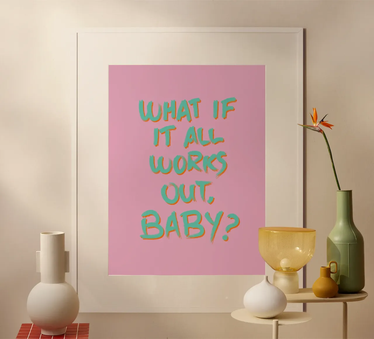 What if it all works out, baby? carta hahnemühle da Fraysein Design