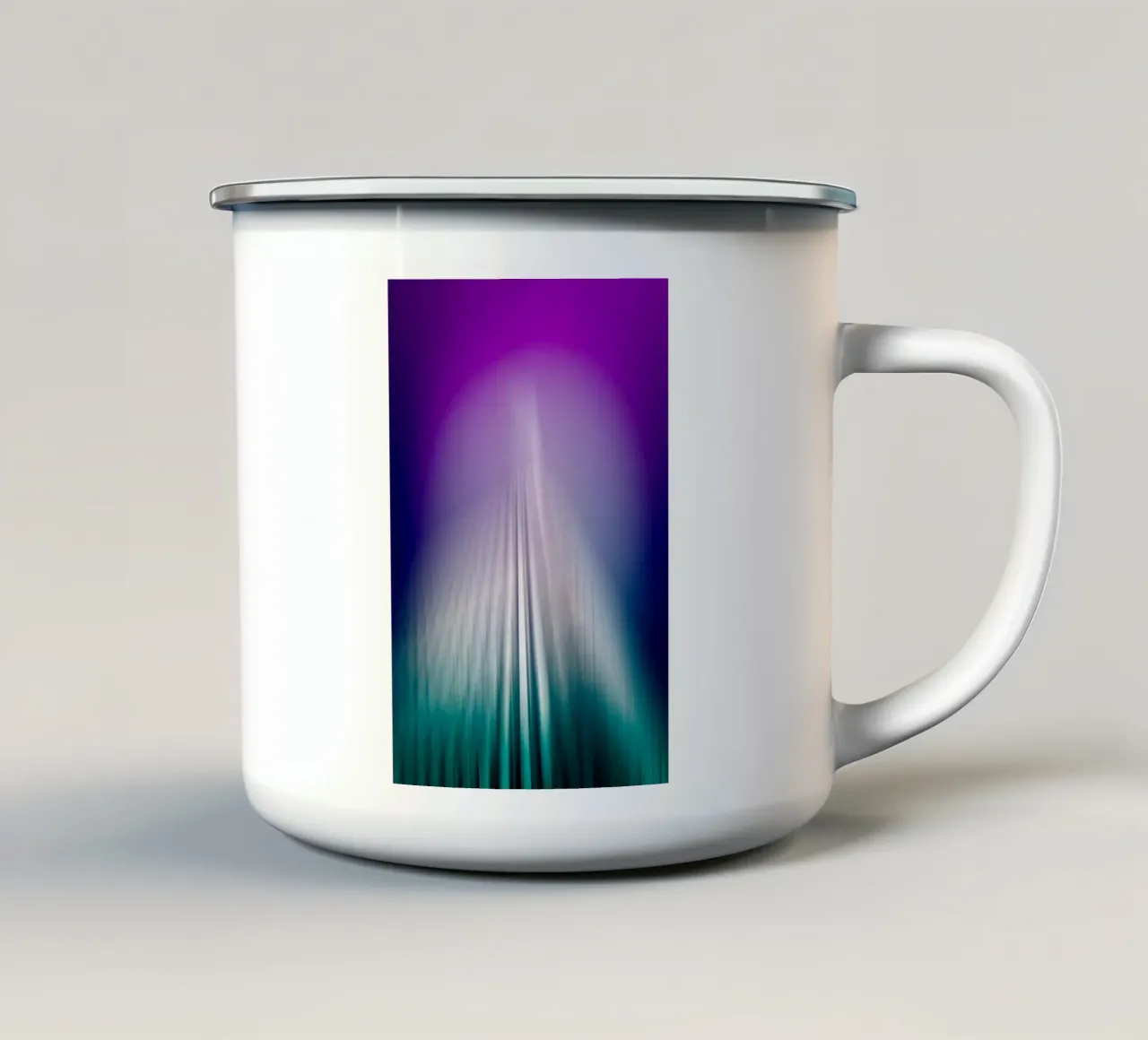 New York tazza in smalto da Flo Klein