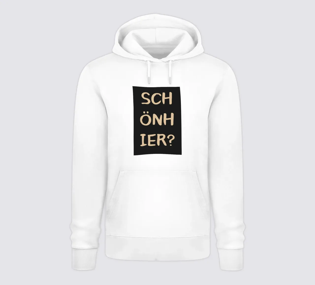 Schön hier? felpa con cappuccio da Attaboy Dsgn