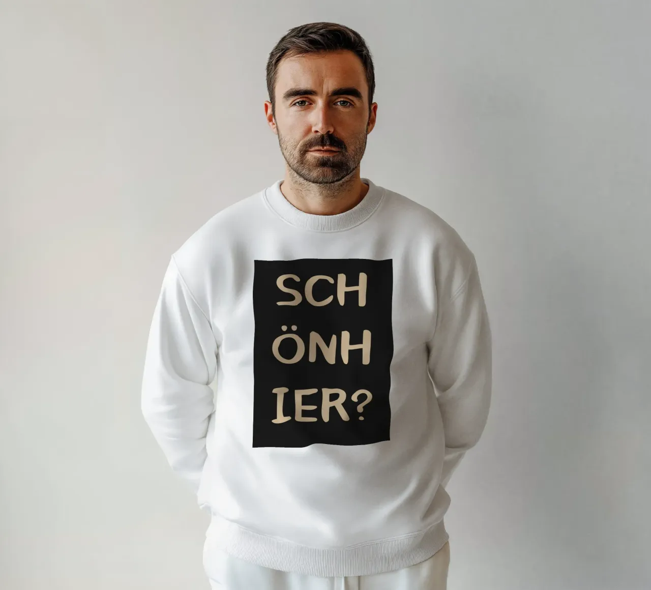 Schön hier? felpa da Attaboy Dsgn