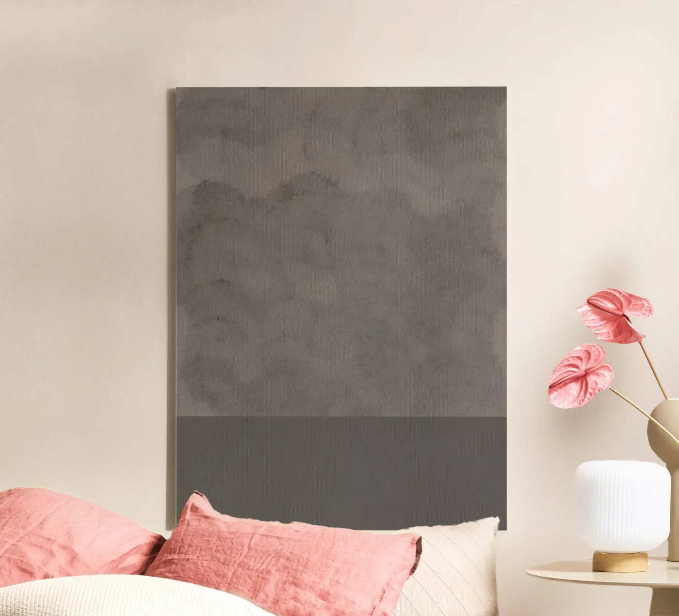 Fog canvas van Shatha Al Dafai