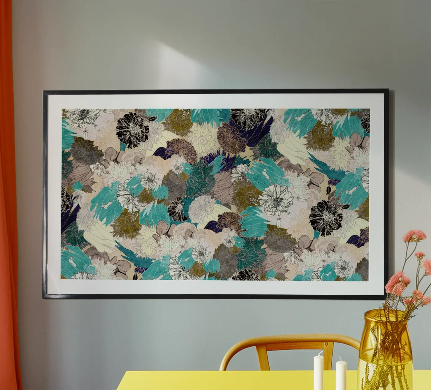 chine bloom poster da Giulio Iurissevich