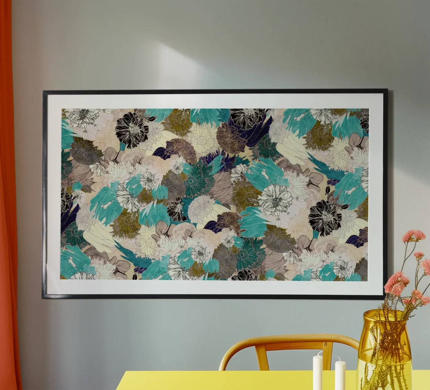 chine bloom poster da Giulio Iurissevich