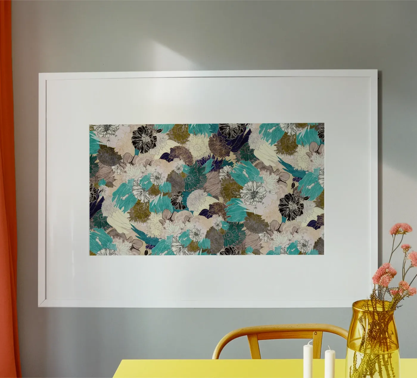 chine bloom poster da Giulio Iurissevich