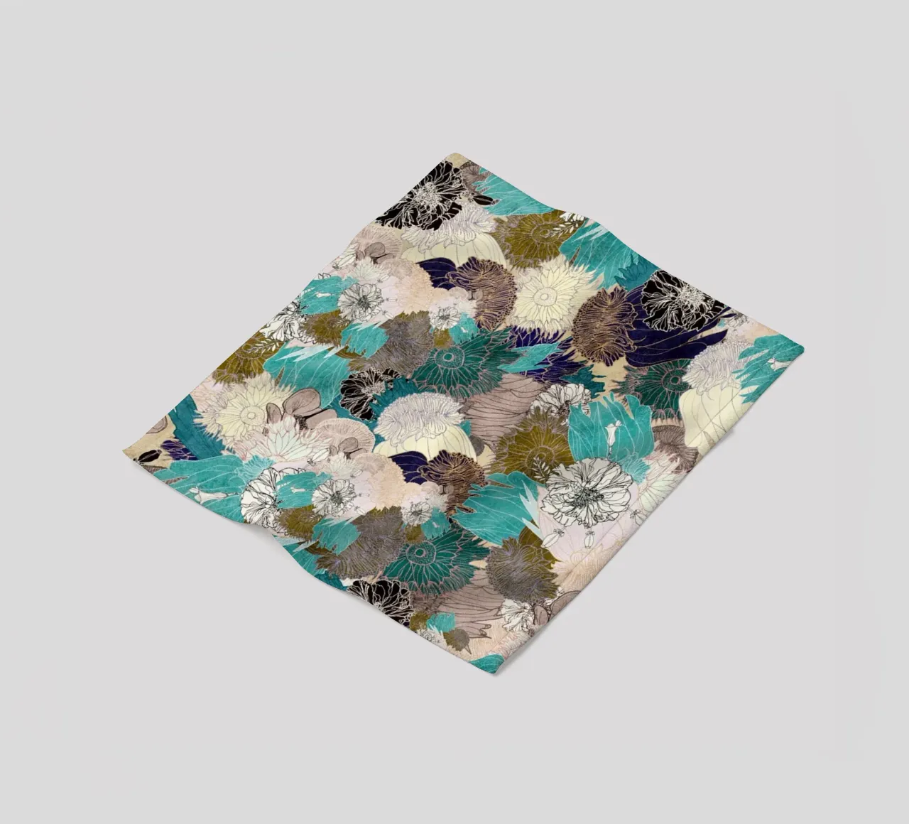 chine bloom Fleecedecke von Giulio Iurissevich