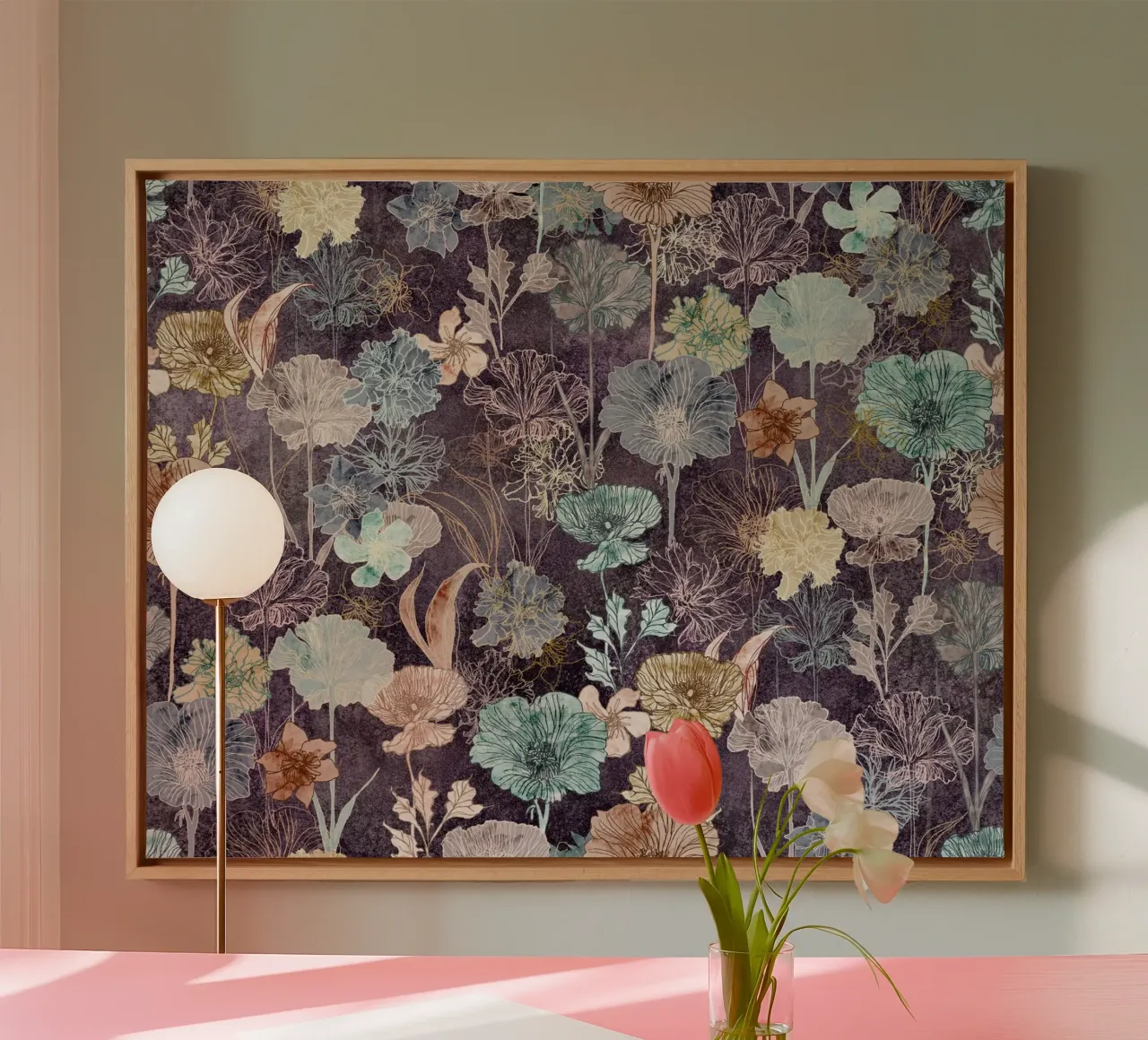 autumn flow canvas by Giulio Iurissevich