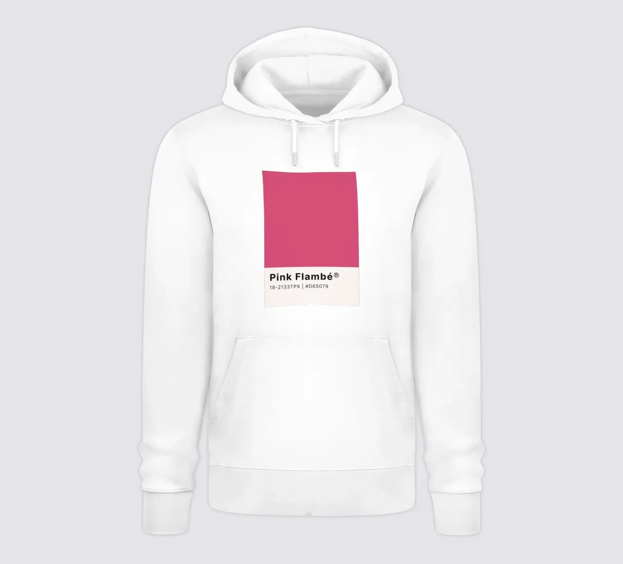 Pantone Pink Flambé - Color Block Wall Art sudadera con capucha de homdeco