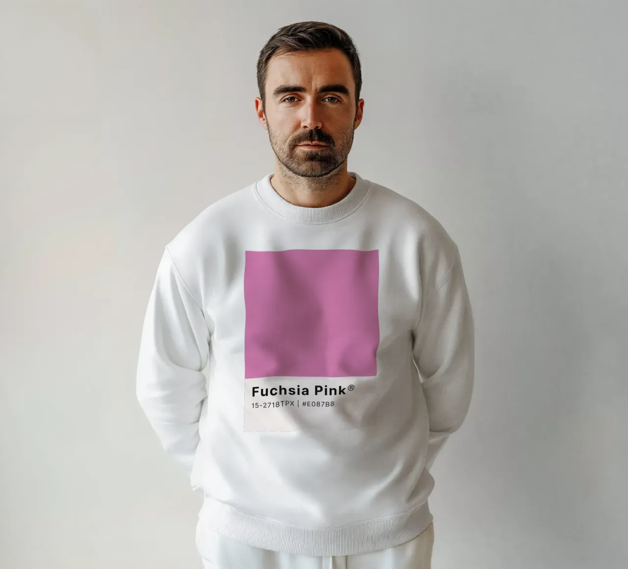 Pantone Rosa Fucsia - Color Block Wall Art sudadera de homdeco
