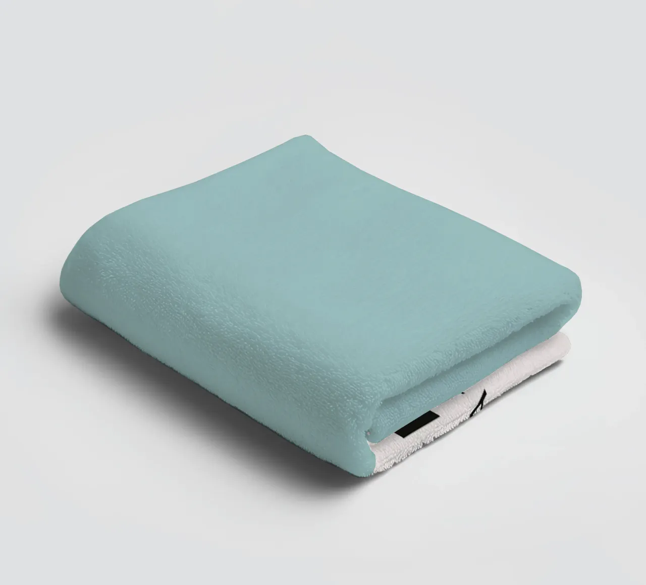 Pantone EggShell Blue - Minimalist Color Block Art towel by homdeco