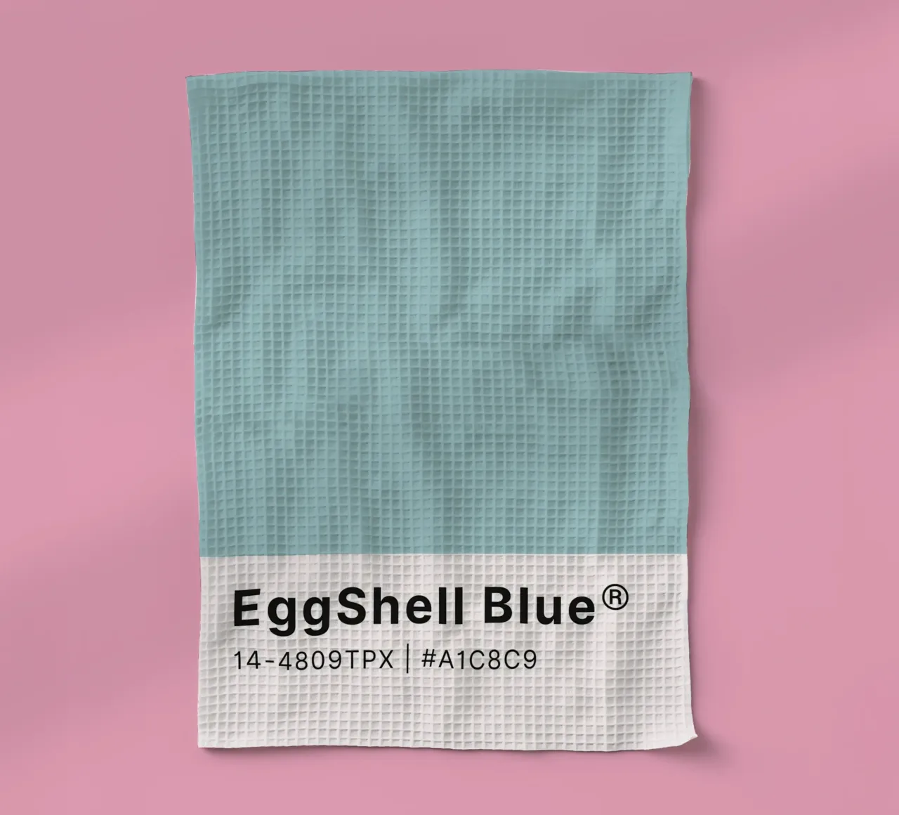 Pantone EggShell Blue - Minimalist Color Block Art torchon de homdeco