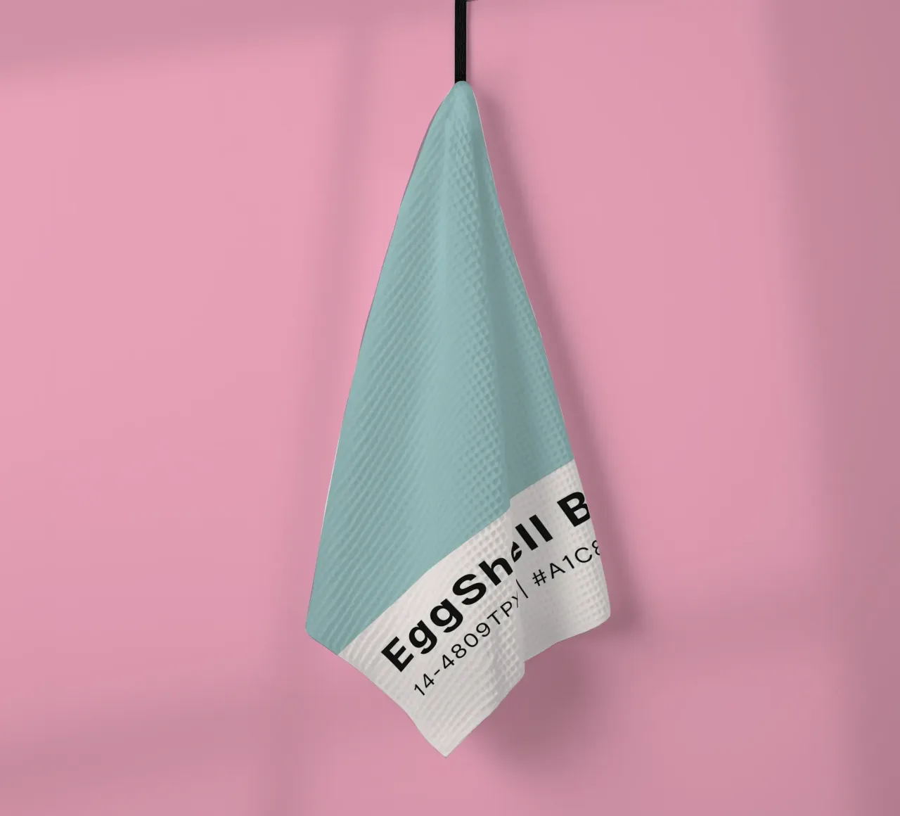 Pantone EggShell Blue - Minimalist Color Block Art torchon de homdeco