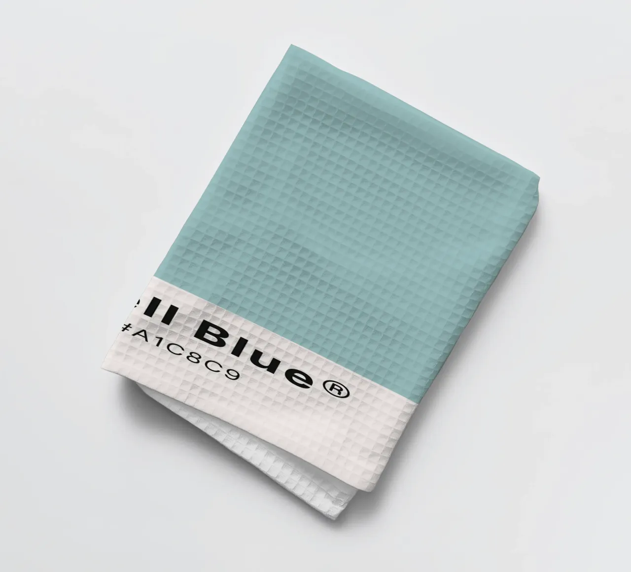 Pantone EggShell Blue - Minimalist Color Block Art torchon de homdeco