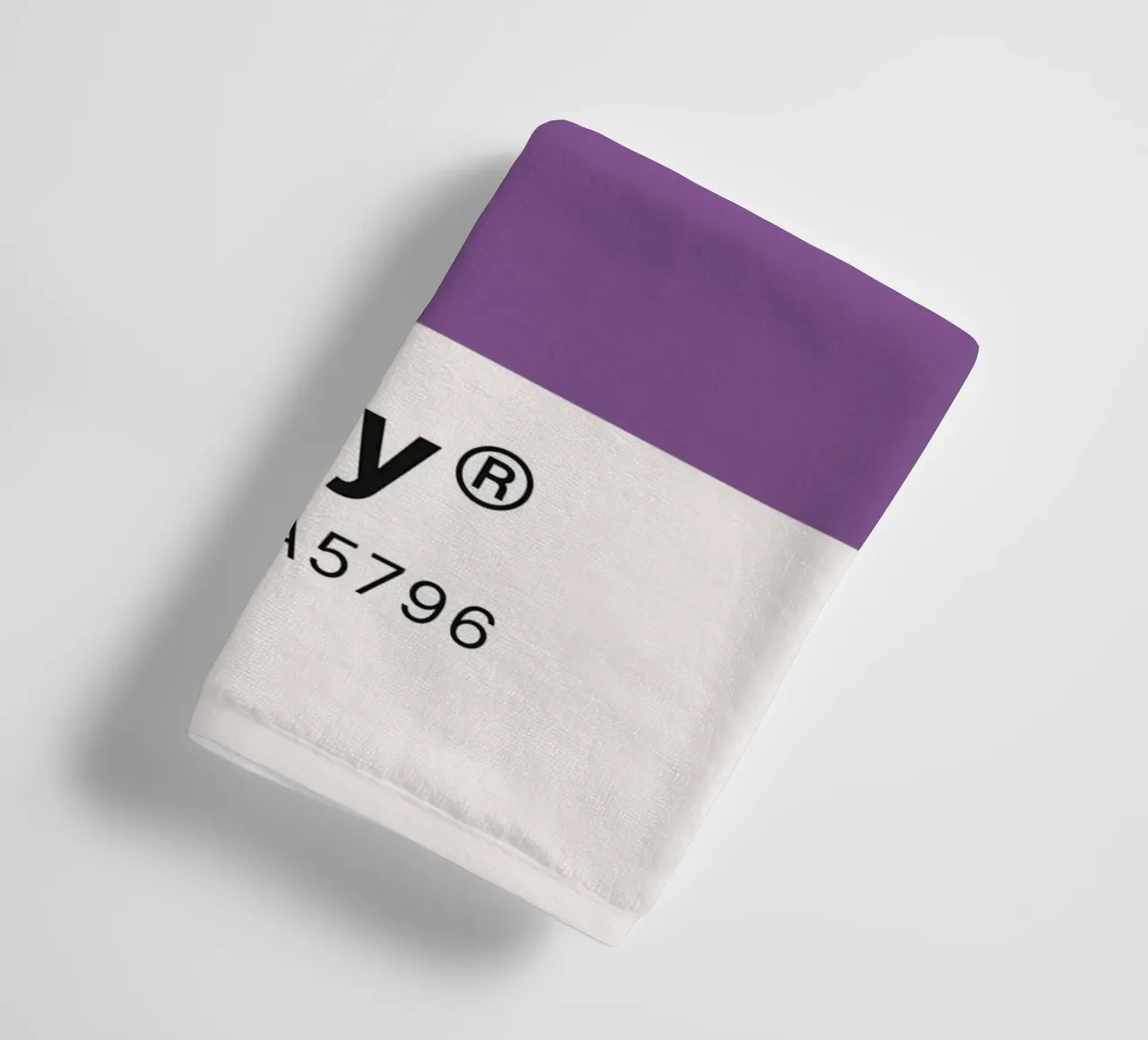 Pantone Dewberry - Minimalist Color Block Art towel by homdeco