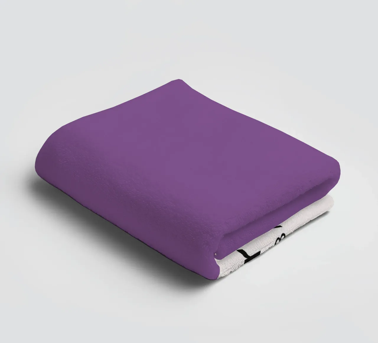 Pantone Dewberry - Minimalist Color Block Art towel by homdeco
