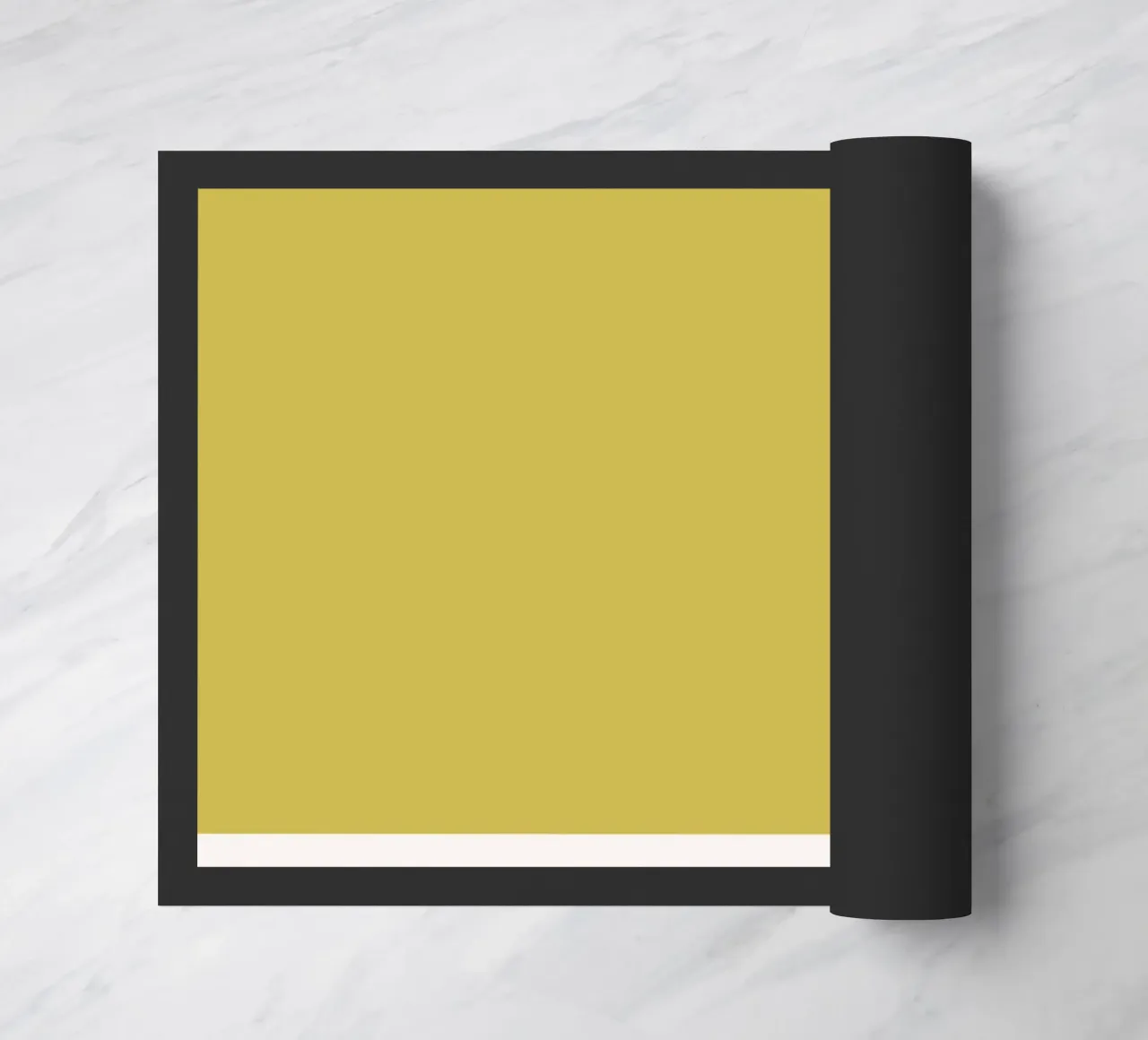 Pantone Celery - Minimalist Color Block Art doormat by homdeco