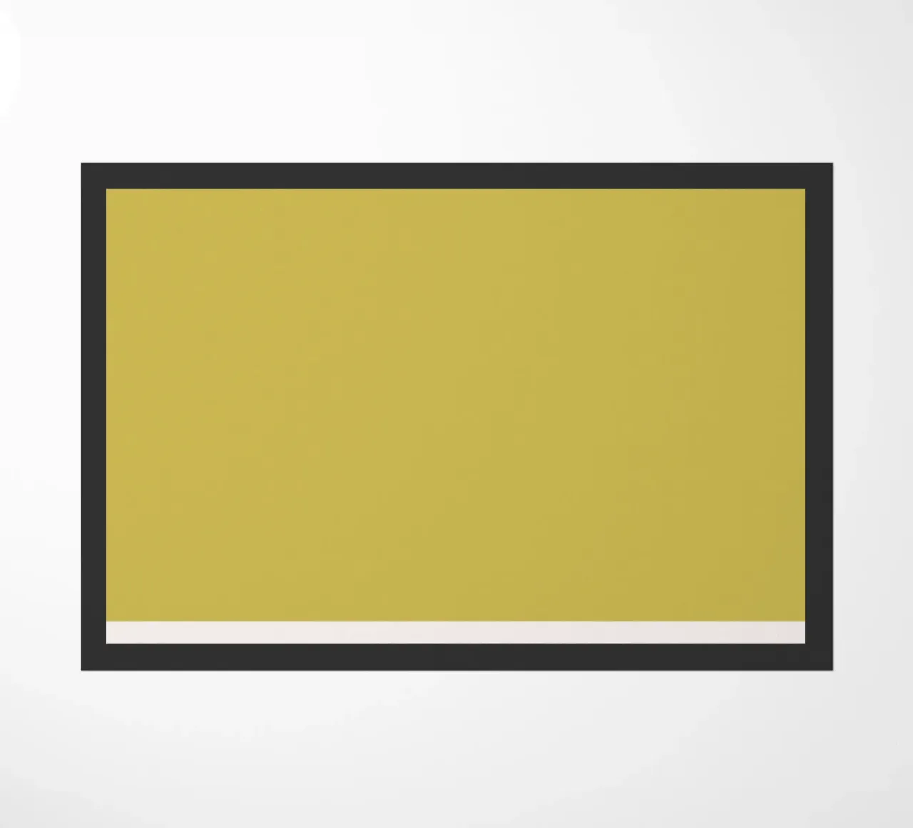 Pantone Celery - Minimalist Color Block Art doormat by homdeco