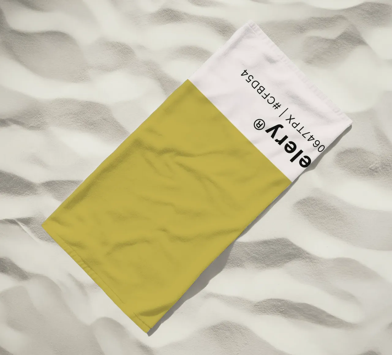 Pantone Celery - Minimalist Color Block Art beach towel by homdeco