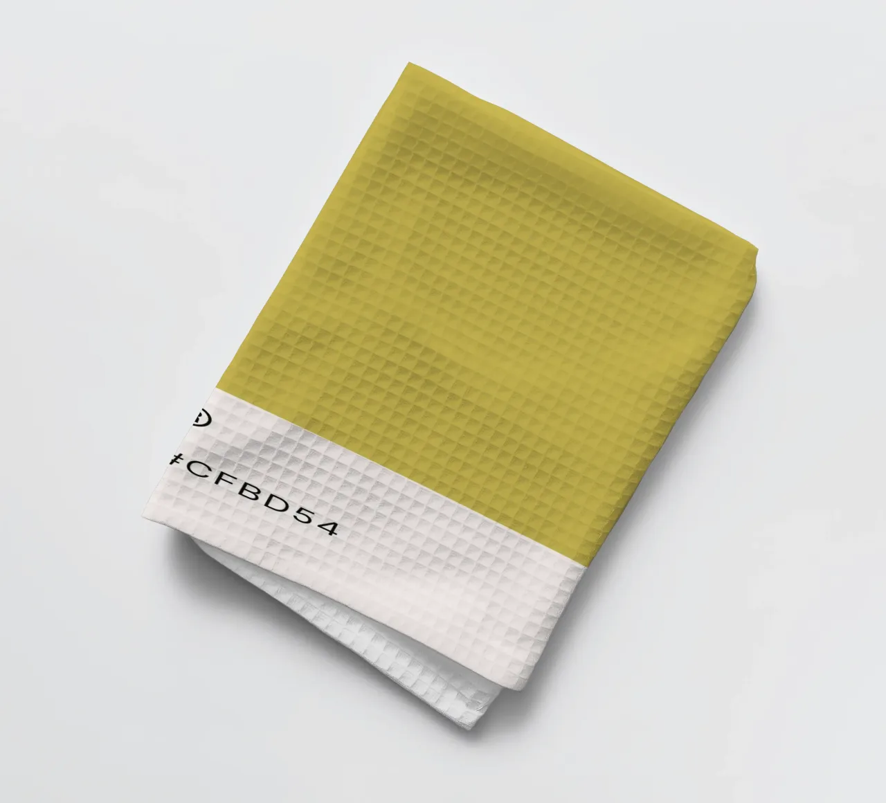 Pantone Celery - Minimalist Color Block Art tea towel by homdeco