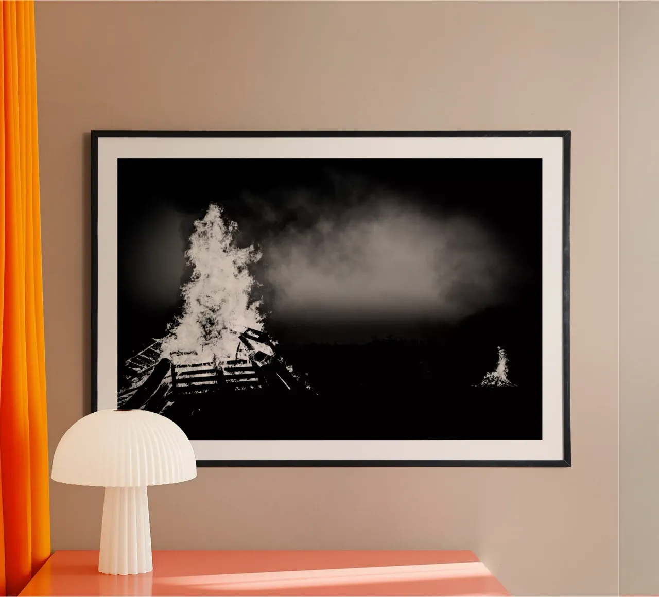 Squadra BaOmer 1 poster con telaio in legno da Tal Paz-Fridman