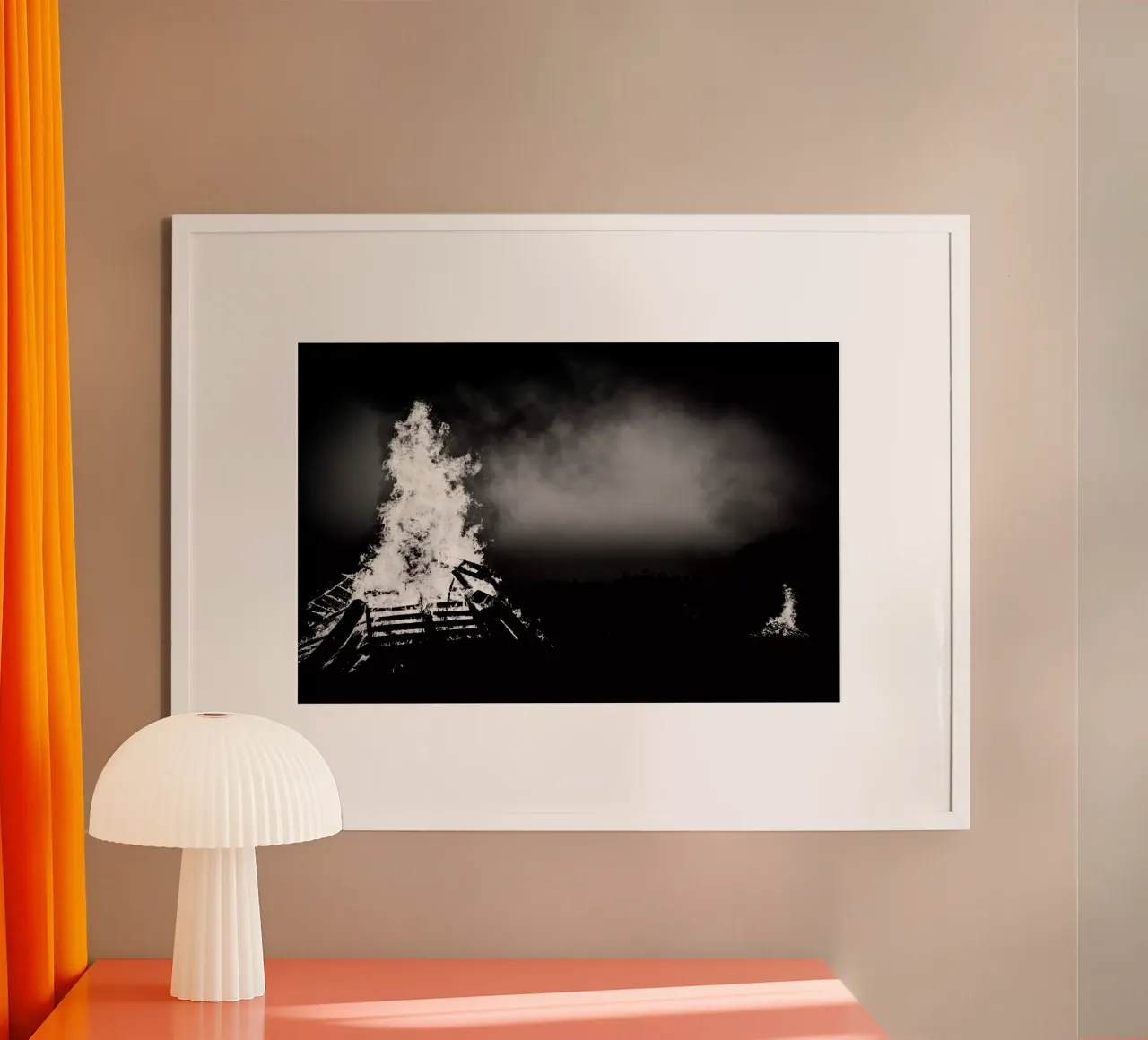 Squadra BaOmer 1 poster con telaio in legno da Tal Paz-Fridman