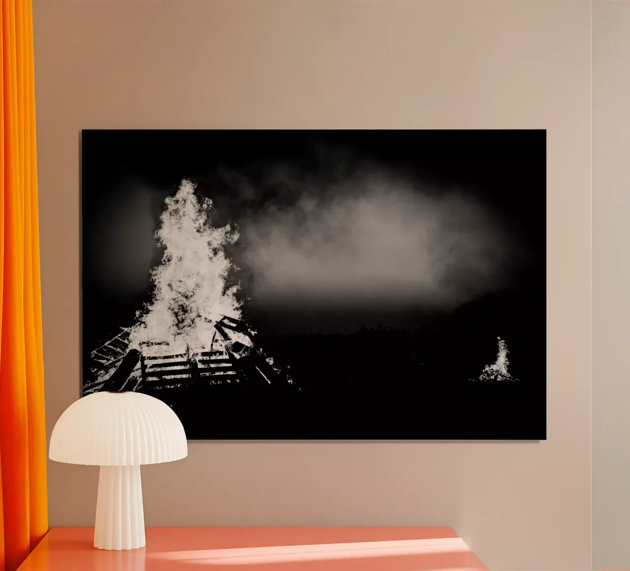 Squadra BaOmer 1 poster con telaio in legno da Tal Paz-Fridman