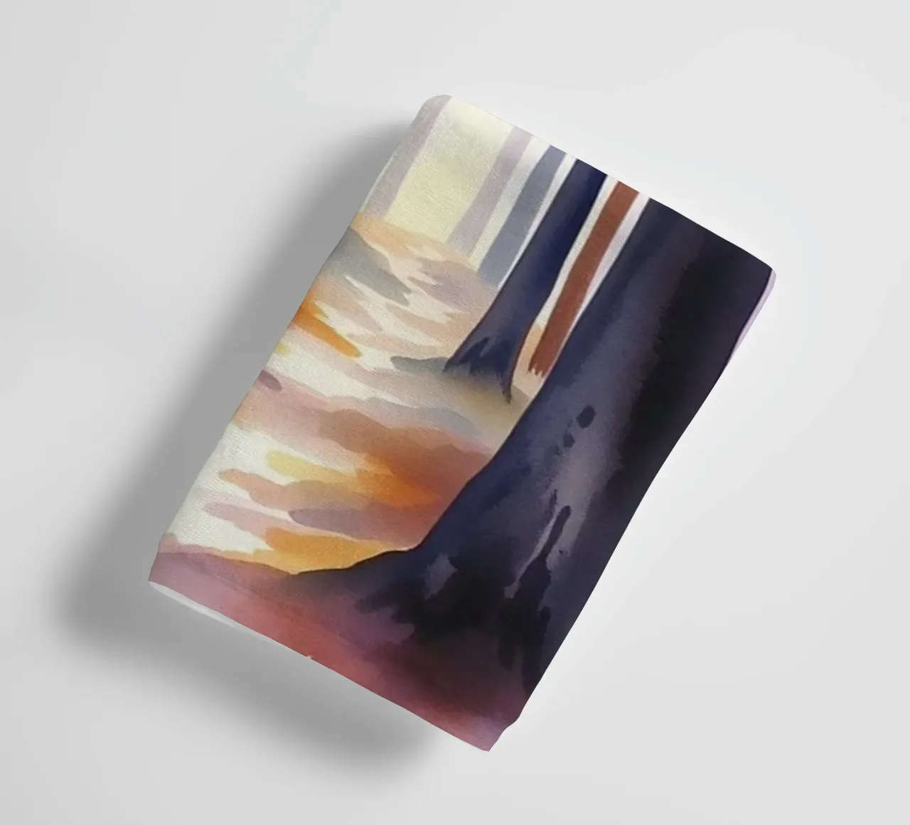 A Mystical Journey Through Tall Trees and Shimmering Light towel by Artistic-shop