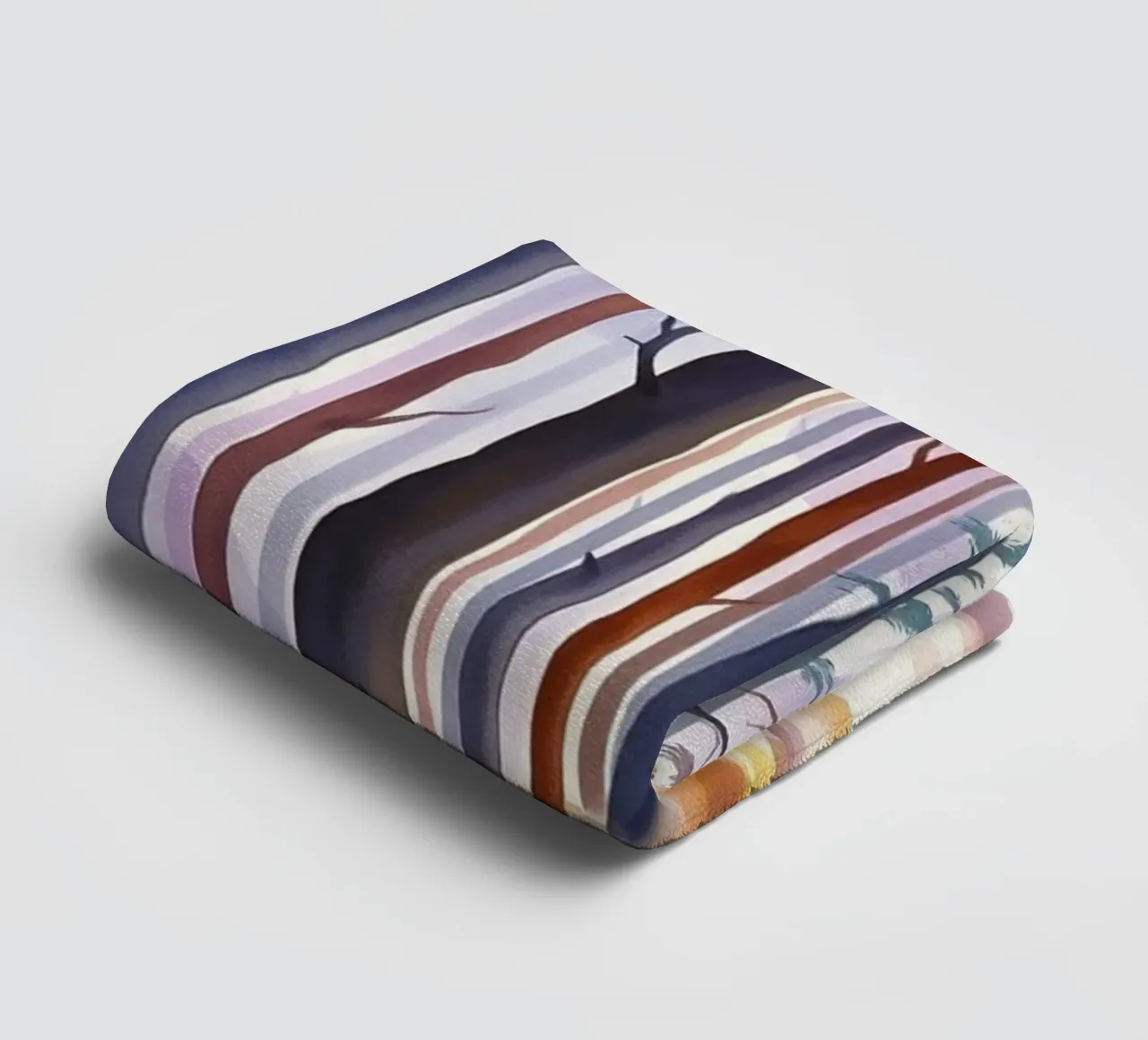 A Mystical Journey Through Tall Trees and Shimmering Light towel by Artistic-shop