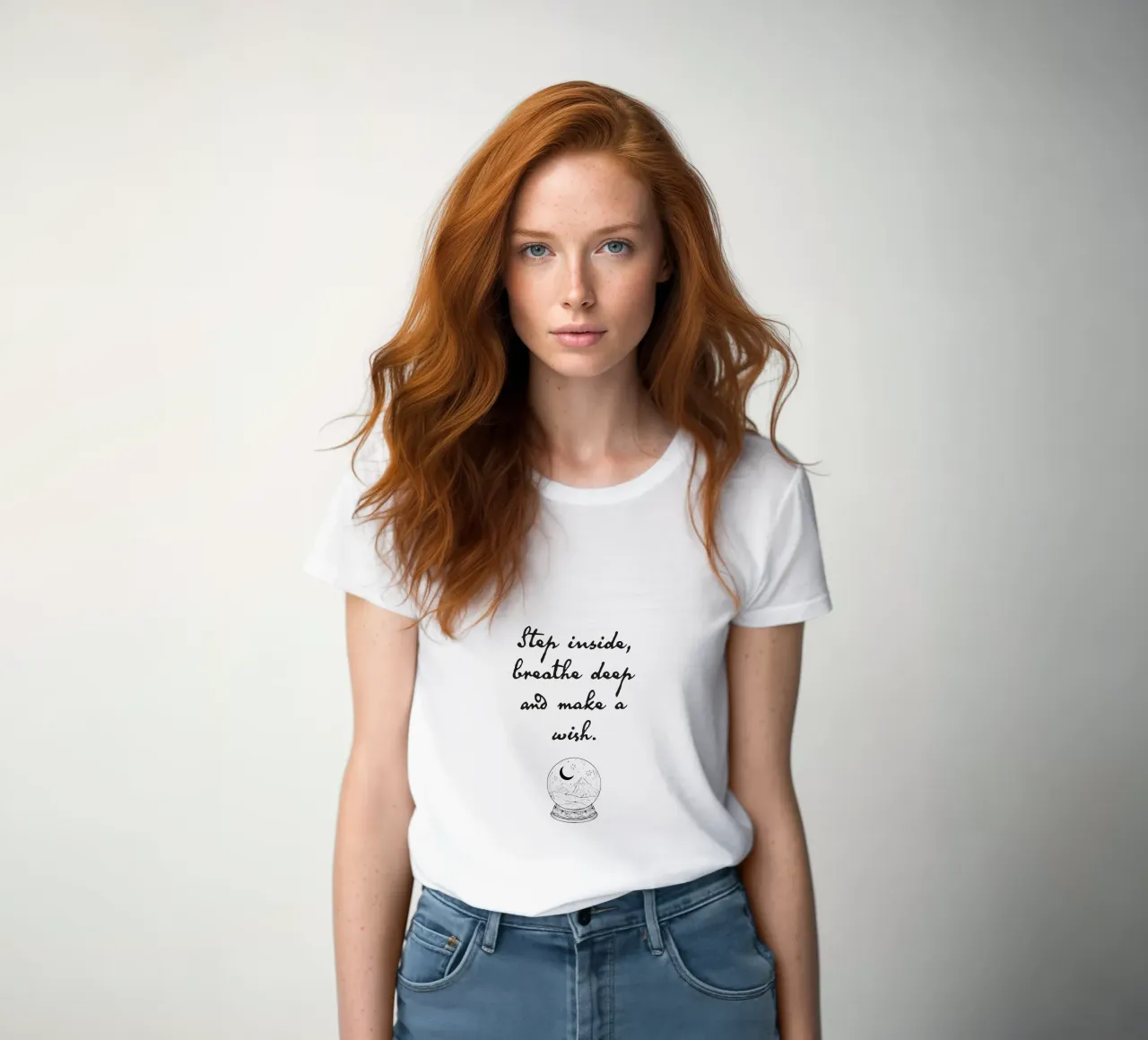 Step inside, breathe deep and make a wish. t-shirt da donna da Fraysein Design
