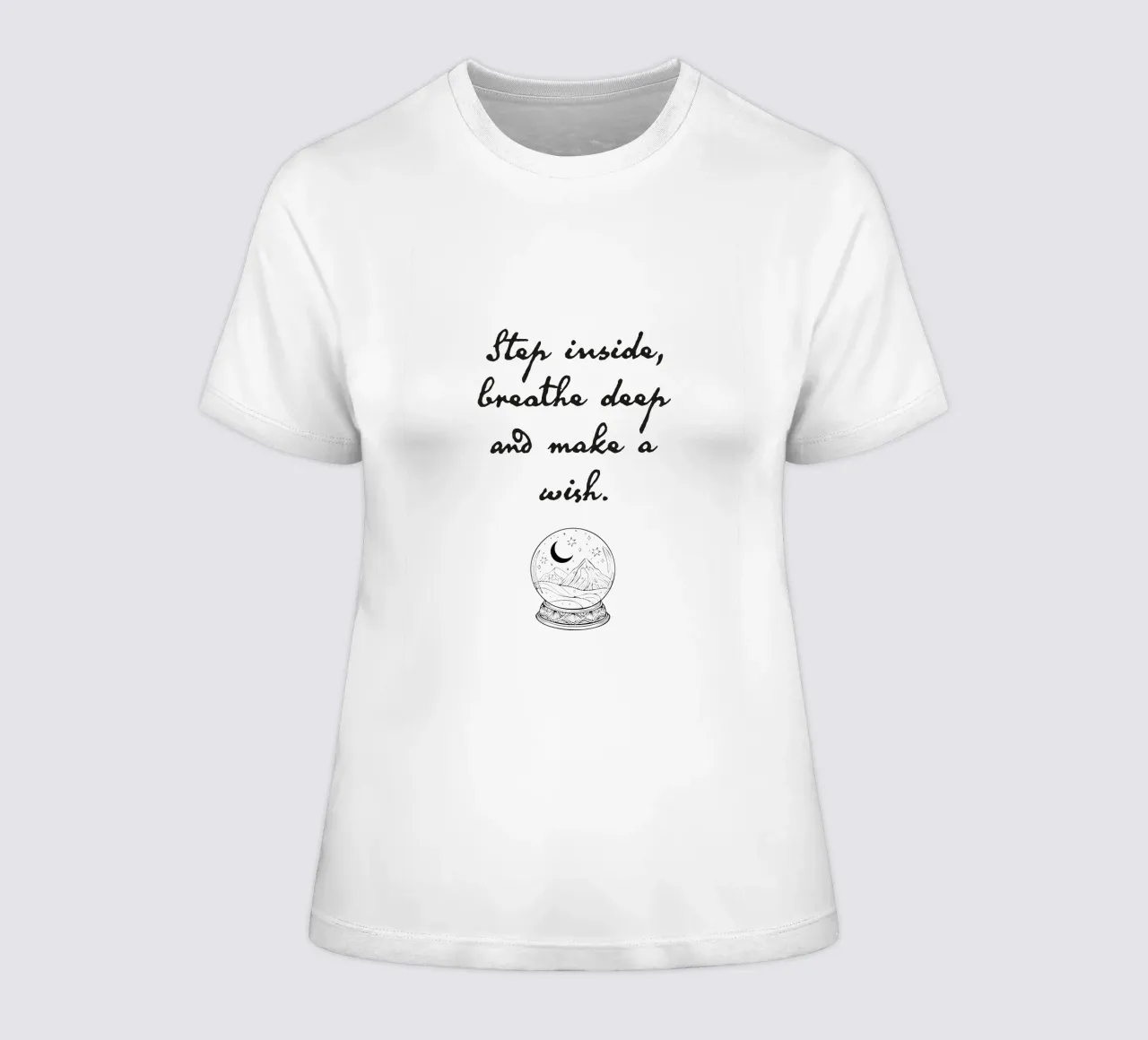 Step inside, breathe deep and make a wish. t-shirt da donna da Fraysein Design
