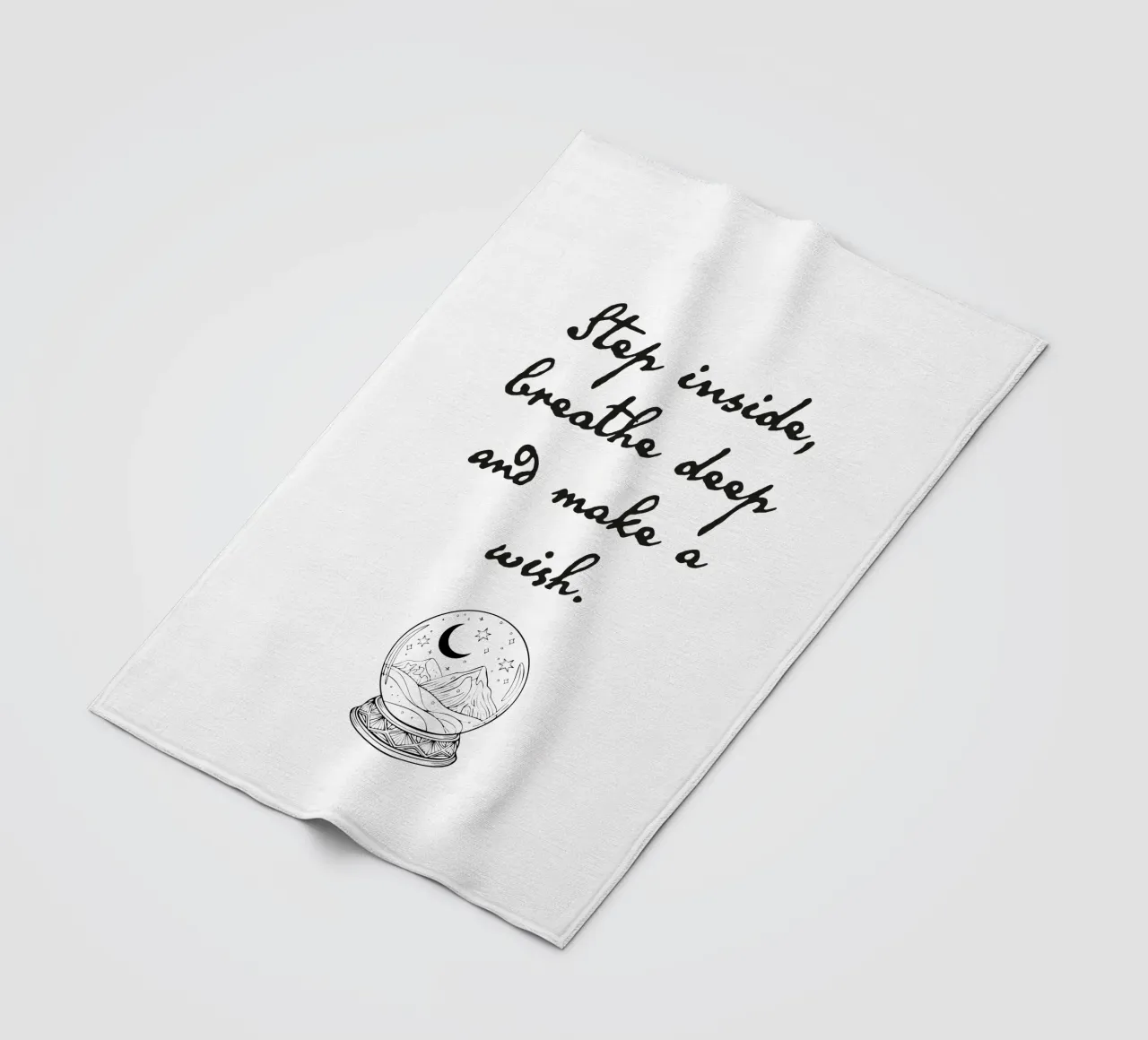 Step inside, breathe deep and make a wish. coperta in pile da Fraysein Design