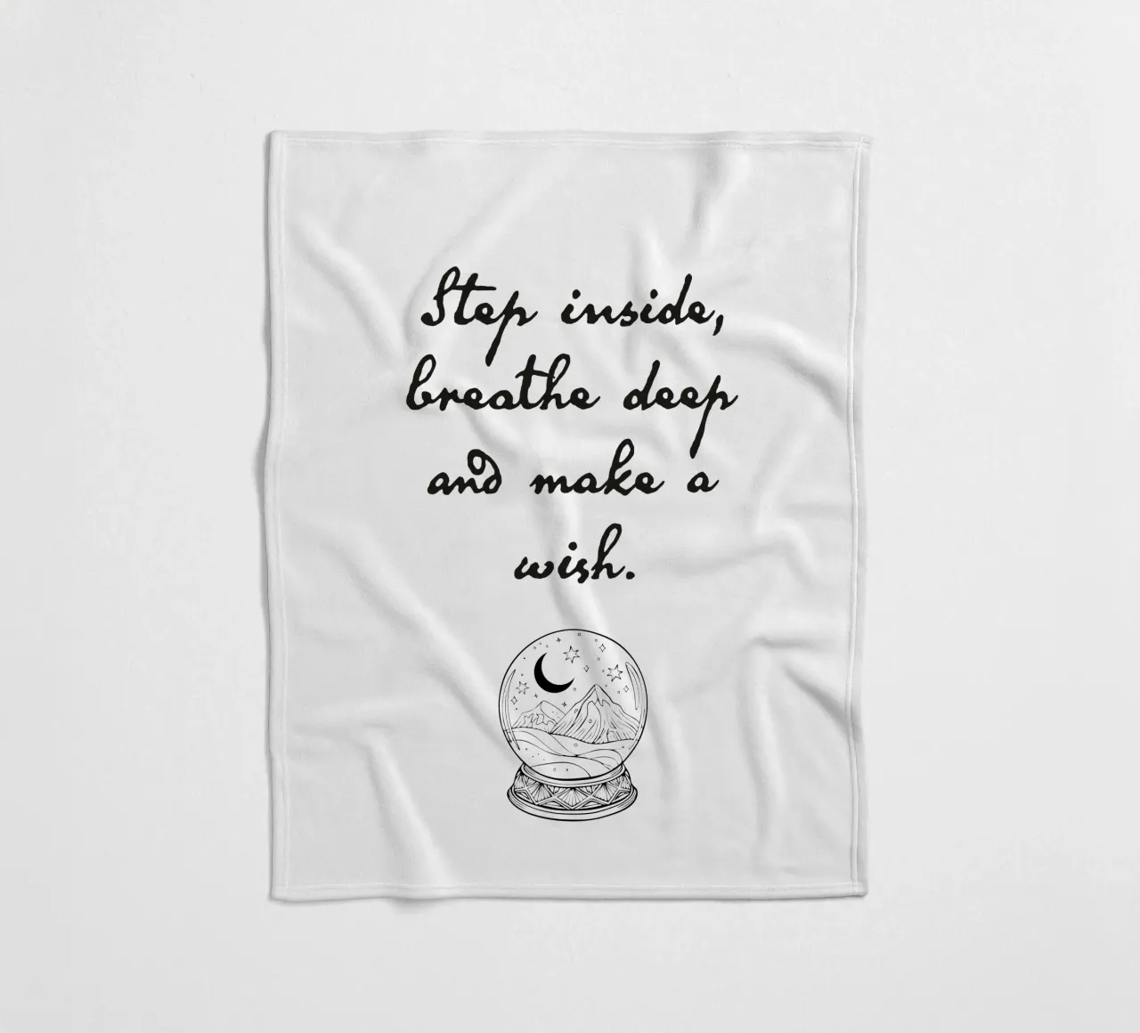 Step inside, breathe deep and make a wish. coperta in pile da Fraysein Design
