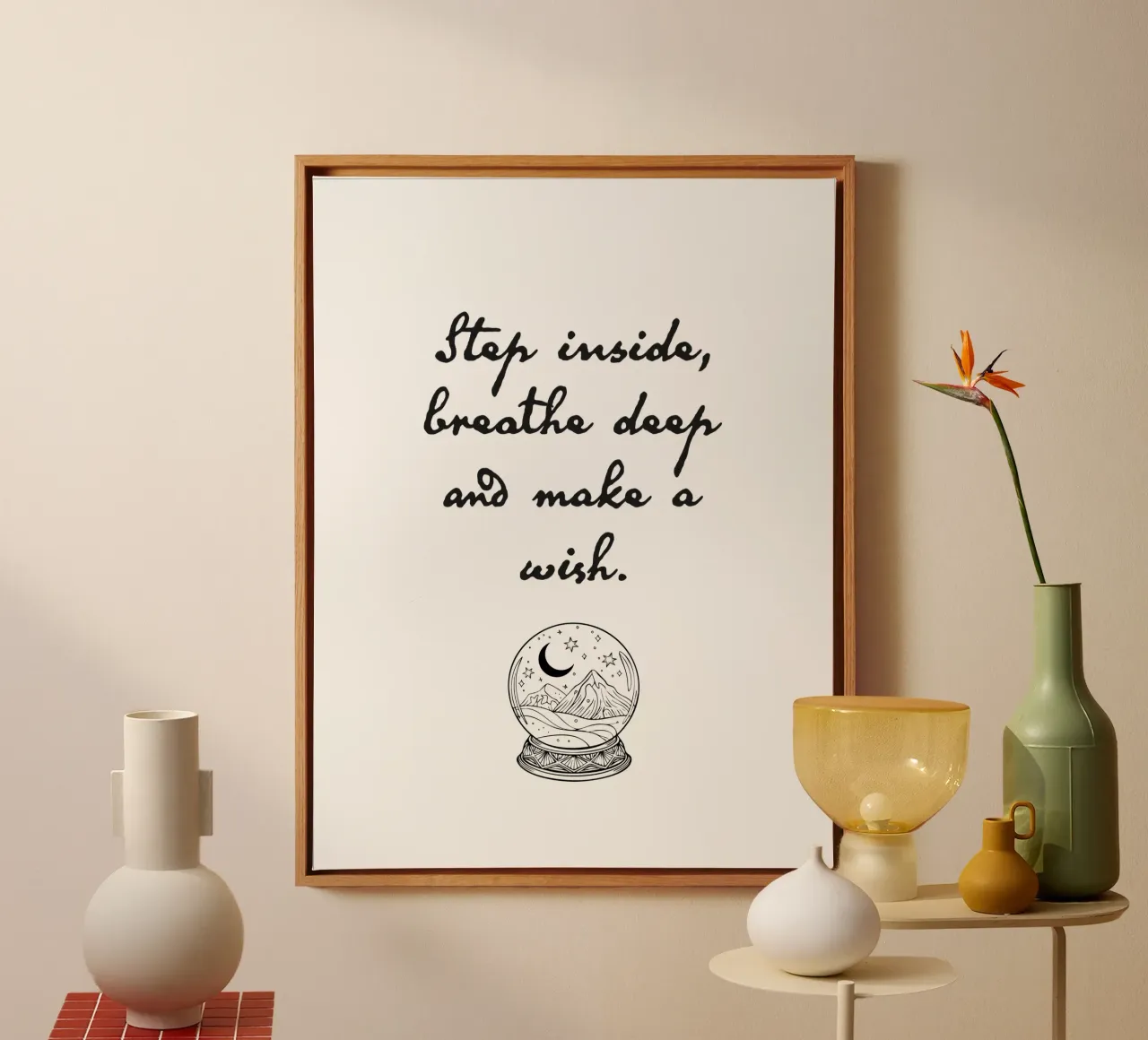Step inside, breathe deep and make a wish. tela da Fraysein Design