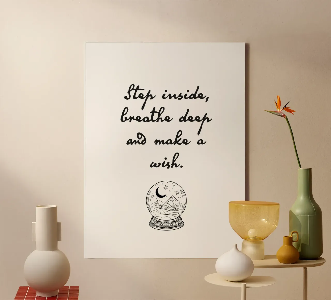 Step inside, breathe deep and make a wish. tela da Fraysein Design