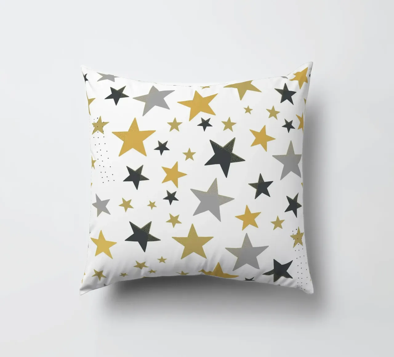 Stelle d'oro e d'argento che brillano cuscino da gulsengunel