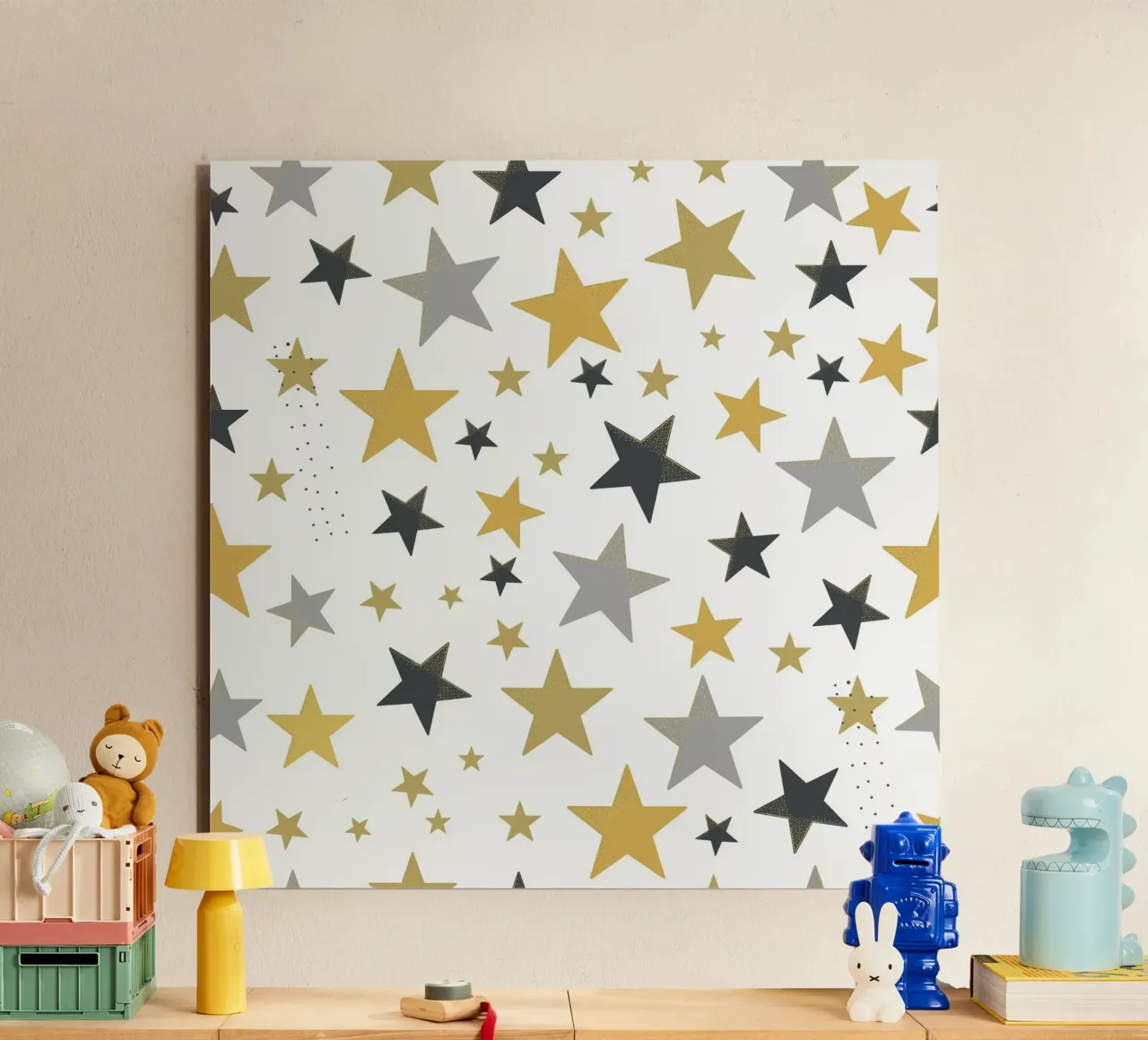 Stelle d'oro e d'argento che brillano alluminio dibond da gulsengunel