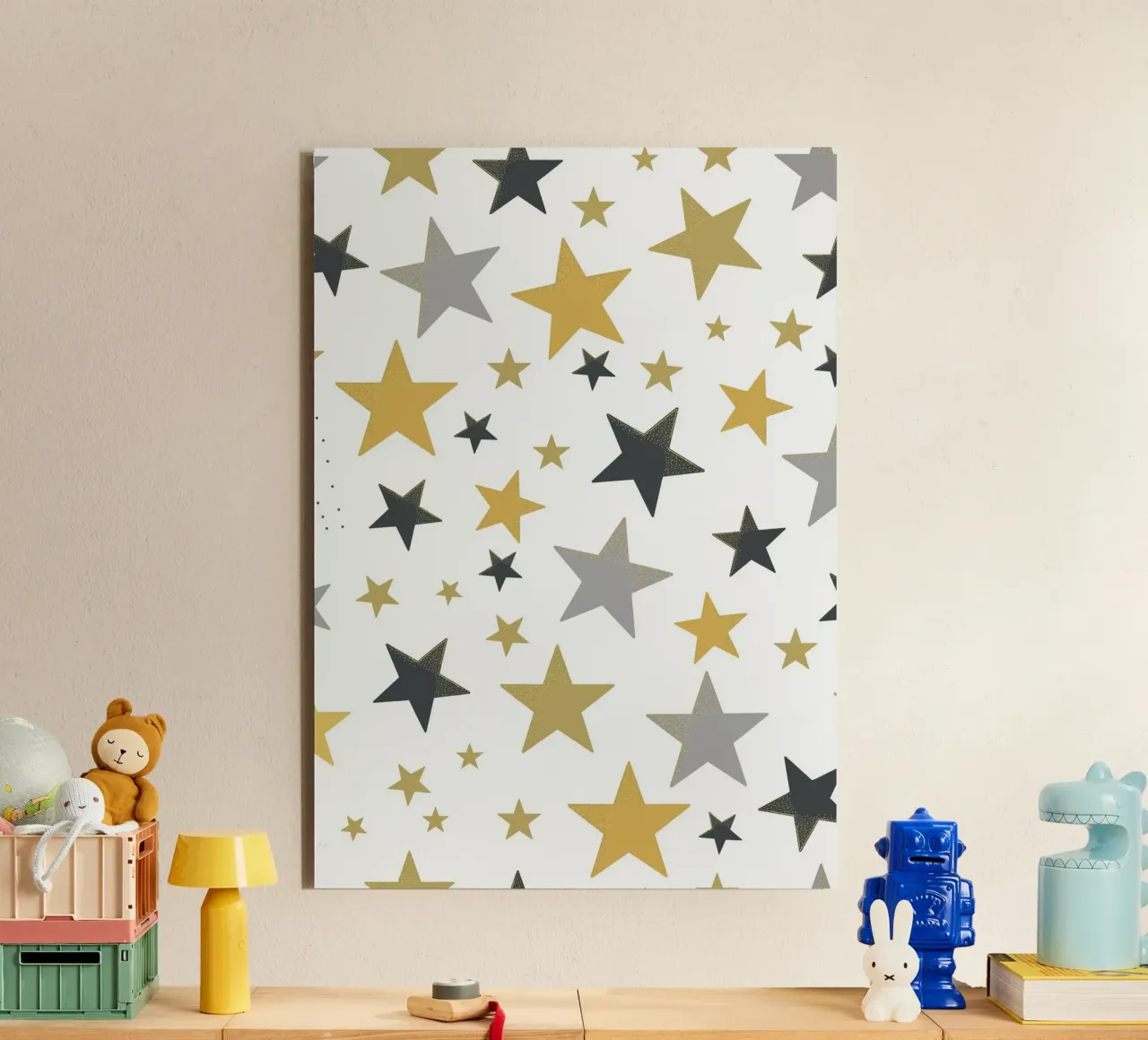 Stelle d'oro e d'argento che brillano alluminio dibond da gulsengunel