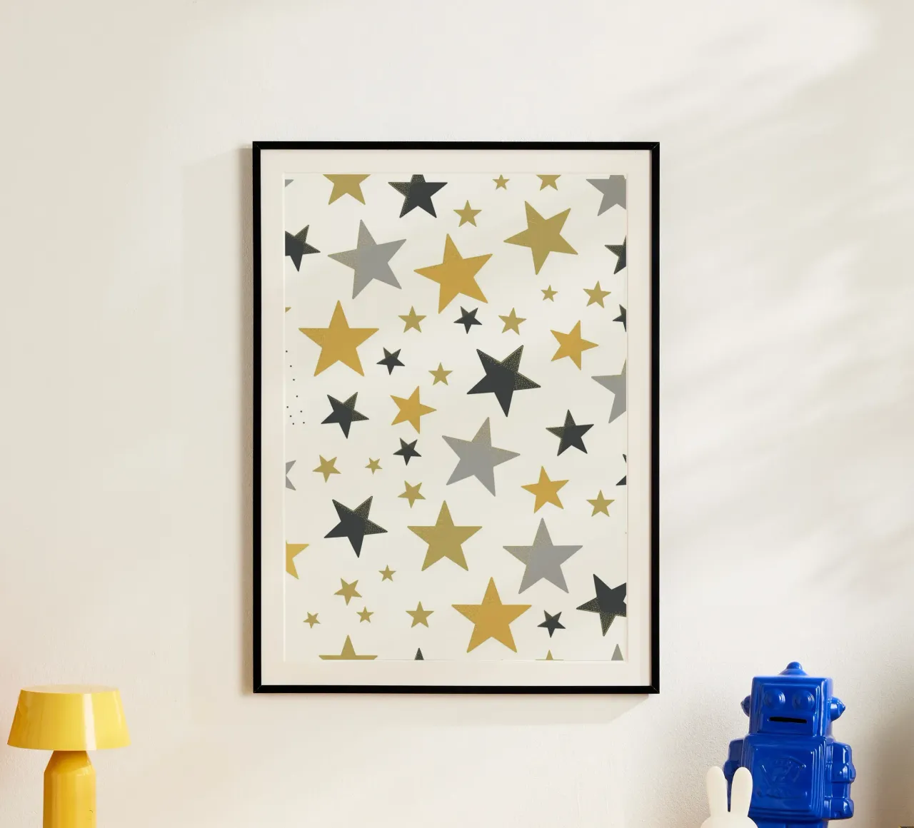 Estrellas brillantes de color plata dorada hahnemühle de gulsengunel